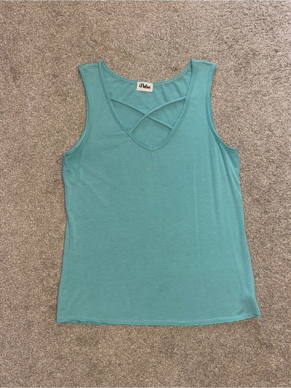 Women’s Pulse Crisscross V-Neck Tank Top Size Small
